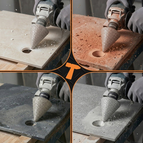 Diamond Conical Hole Saw, 2-35mm, M14 Thread