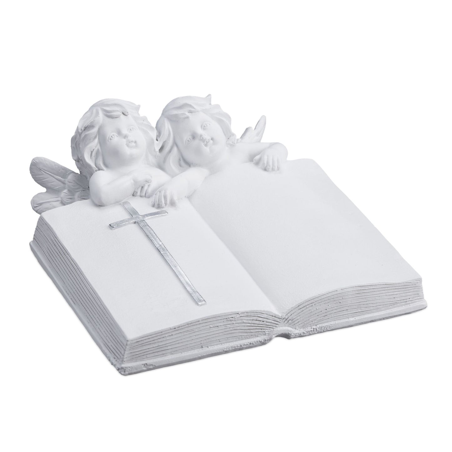 Digging angel with book