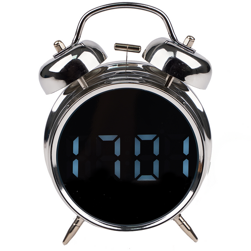 Digital Alarm Clock, Loud Retro Style, Voice Control