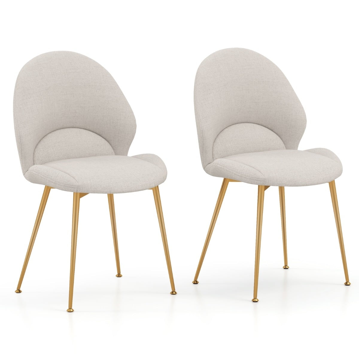Dining Chairs Set of 2, Ergonomic, 150kg Capacity