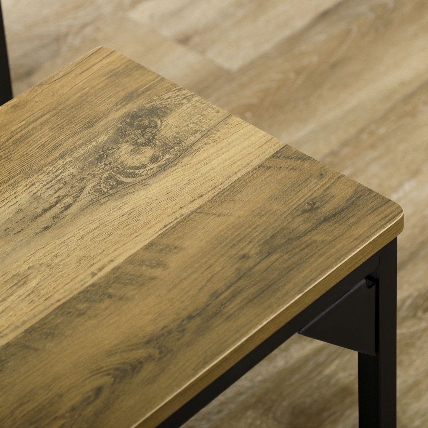 Natural dining set for 4 – 3 tables, 2 benches