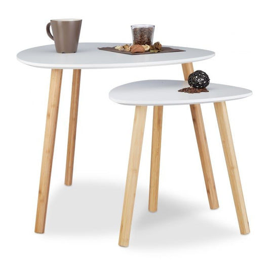 Dining table set of 2 in Scandinavian design