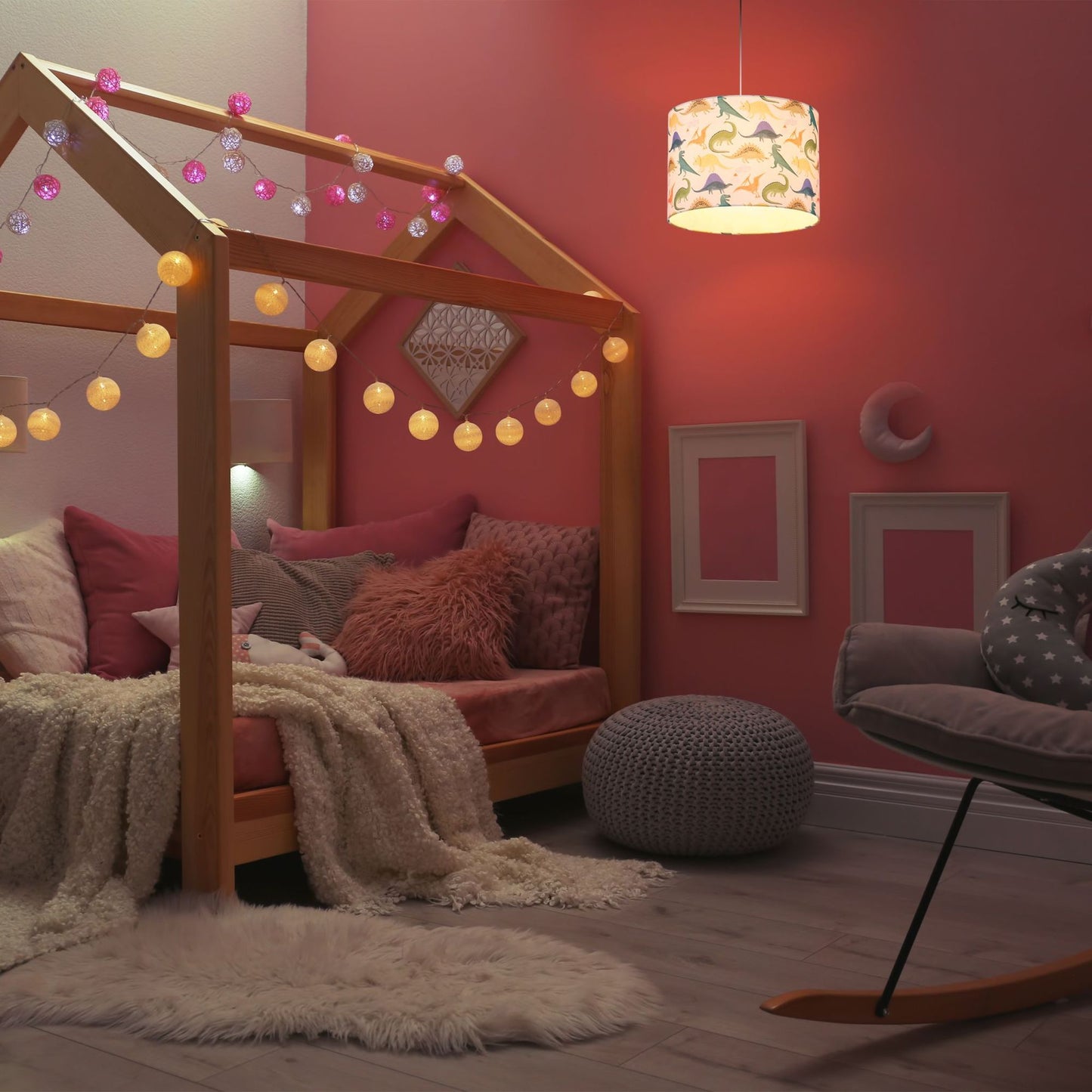 Dino hanging lamp children's room