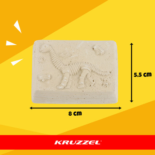 Dinosaur Excavation Kit for Kids – 5 Skeletons, Tools Included