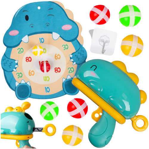 Dinosaur Shooting Game for Kids, Foam Balls & Shield