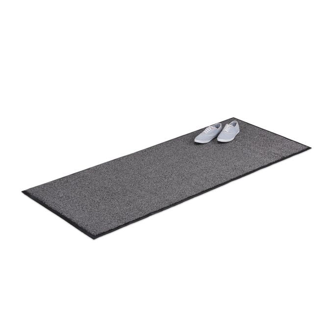 Dirt collecting mat gray