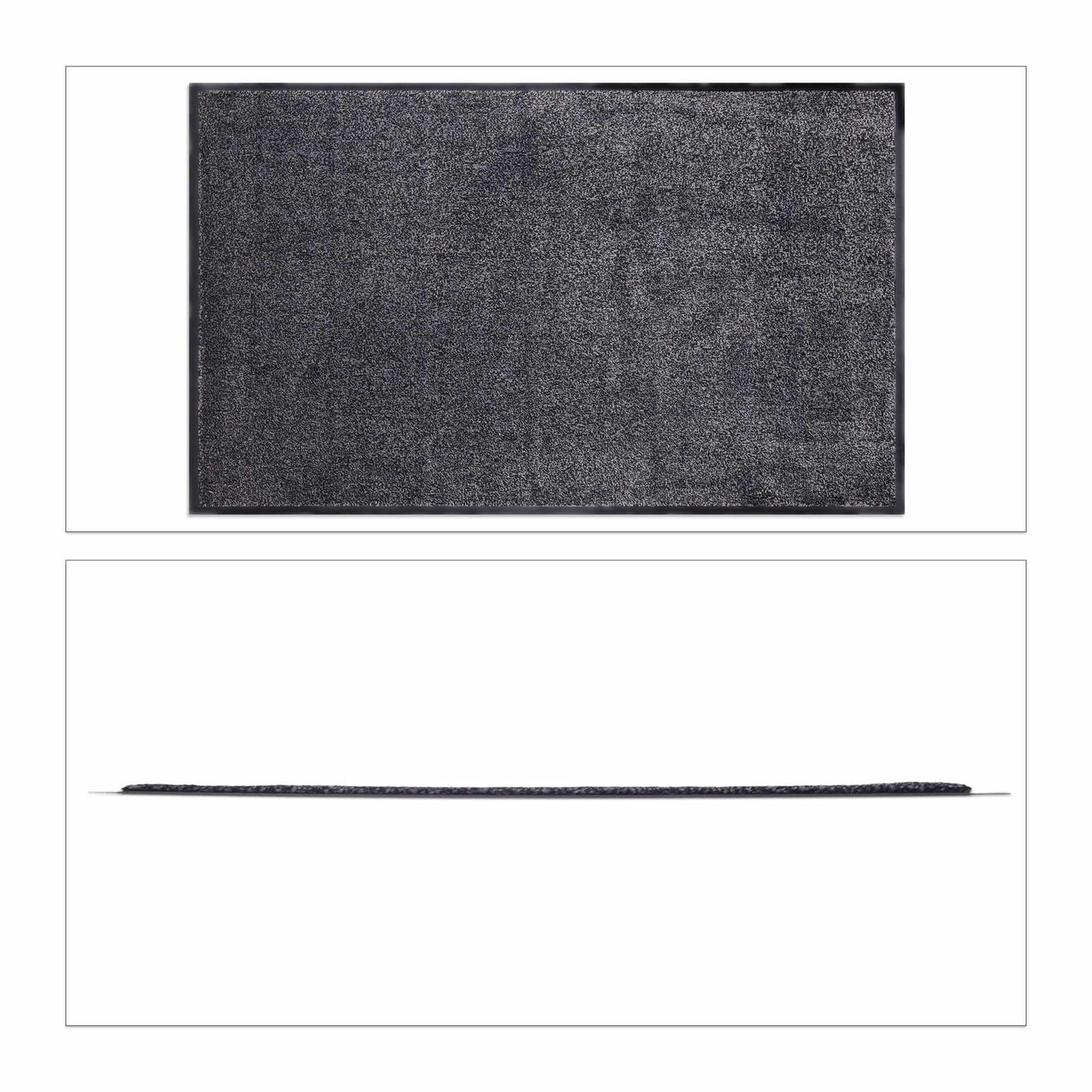 Dirt collecting mat gray
