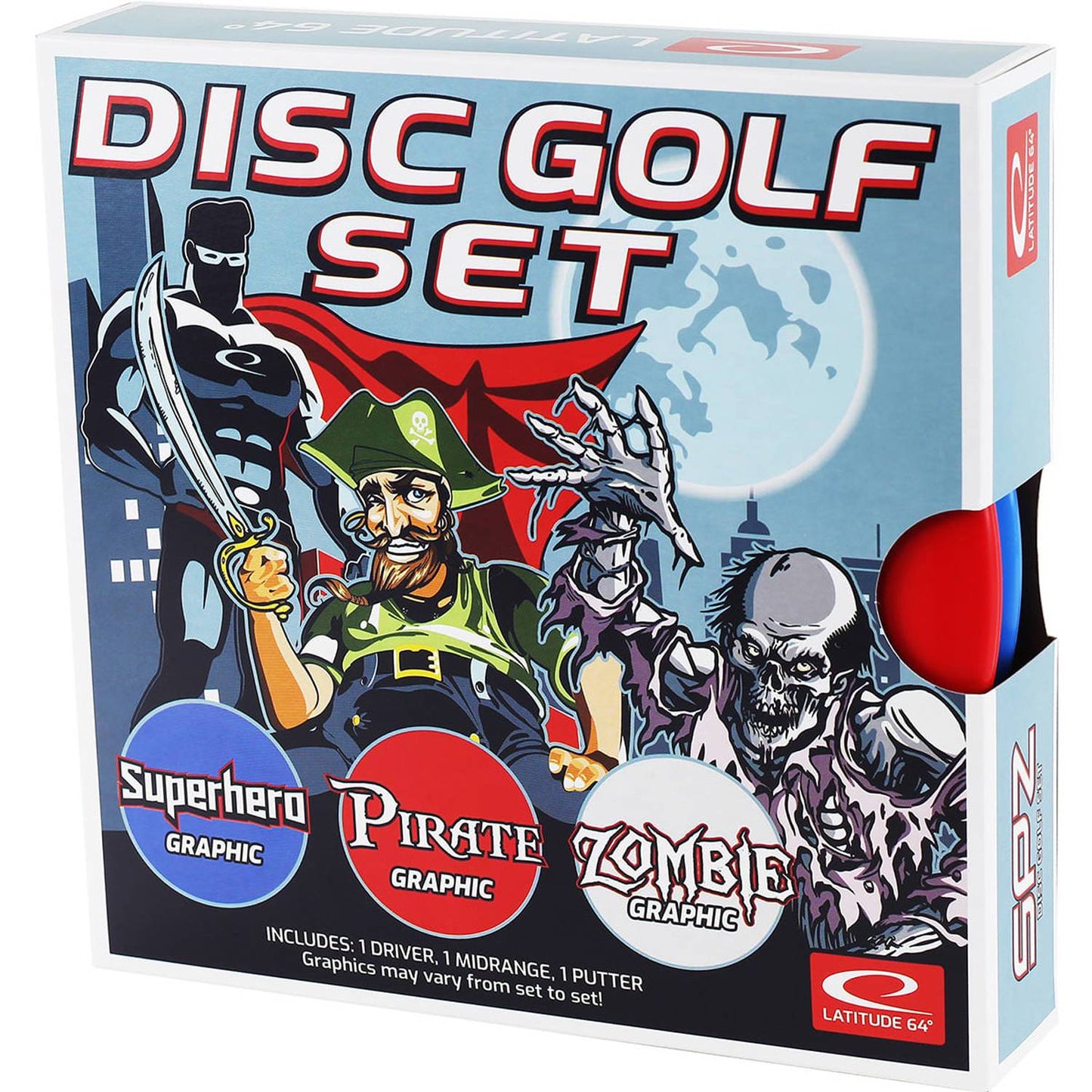 Disc Golf Set SPZ 3 different Discs