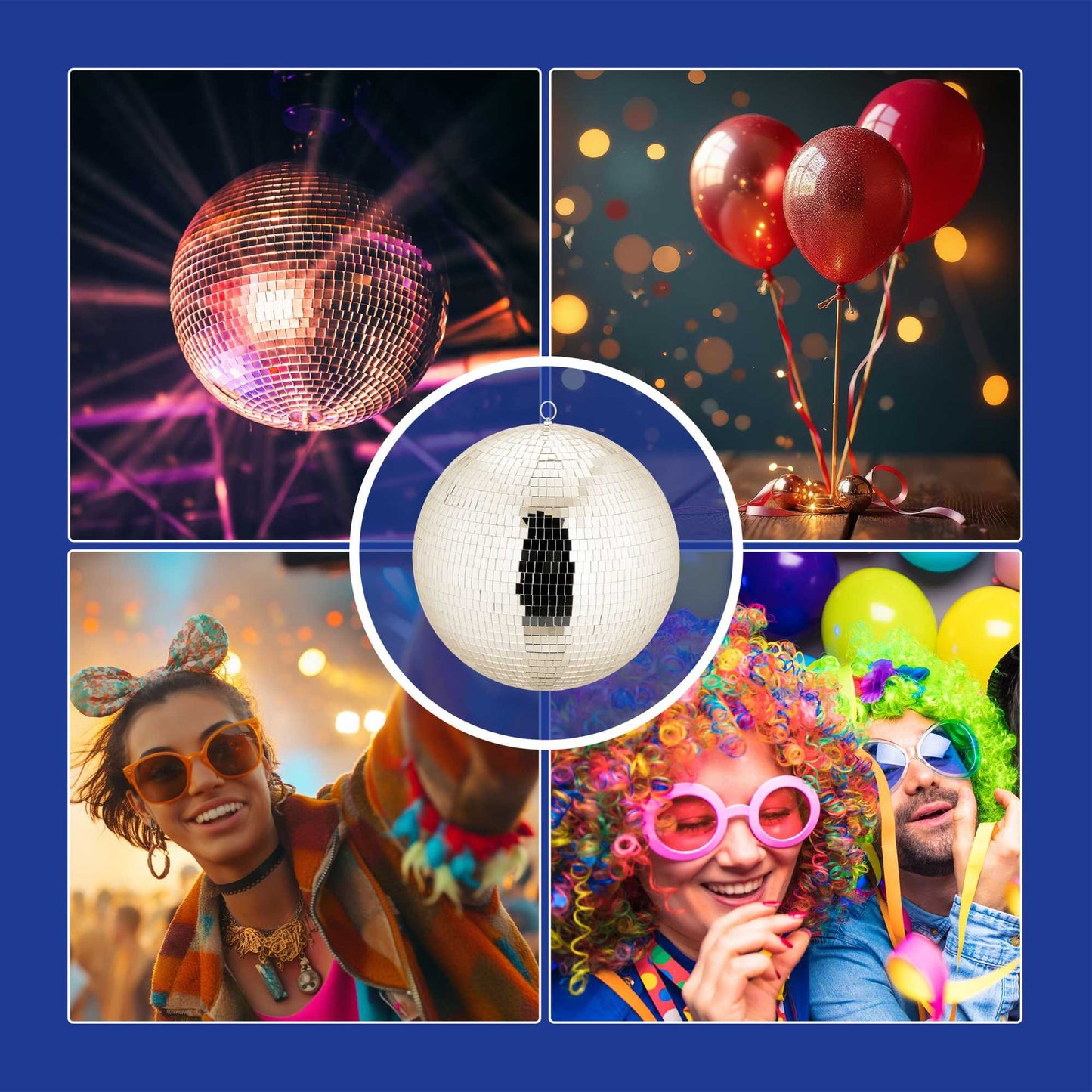 Disco Ball 40 cm – Large Hanging Party Decoration