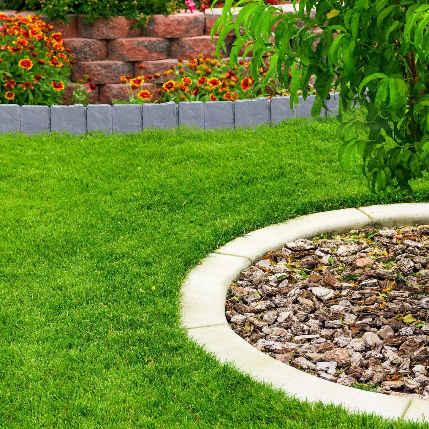 Discount edge stone-look set of 10