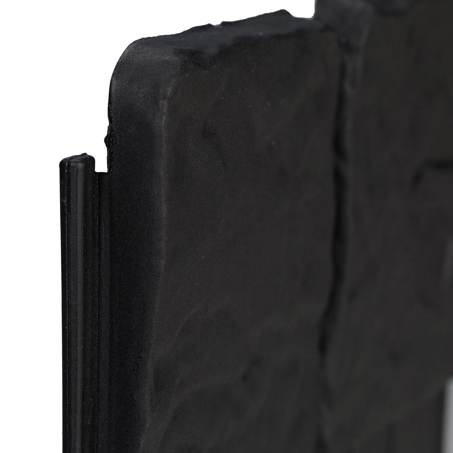 Discount edge stone-look set of 10 black