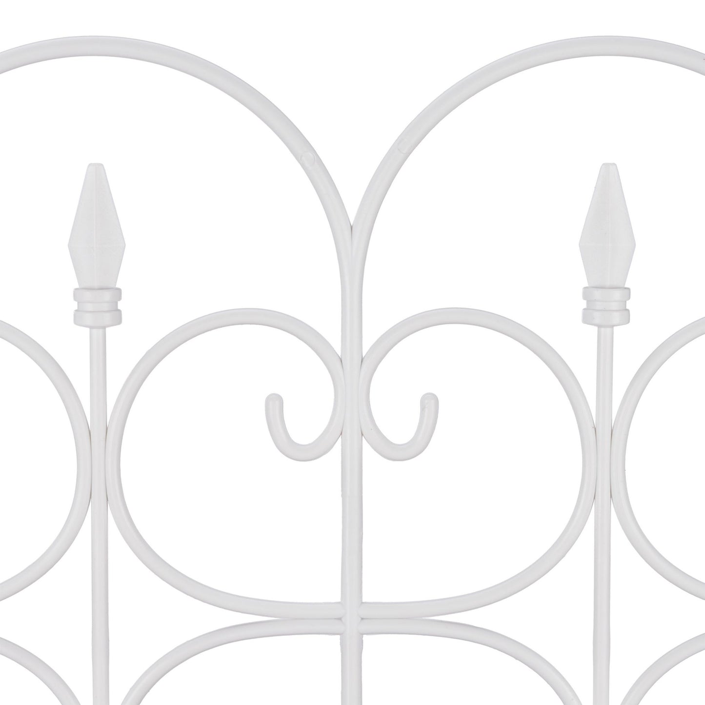 Discount fence plastic black/white