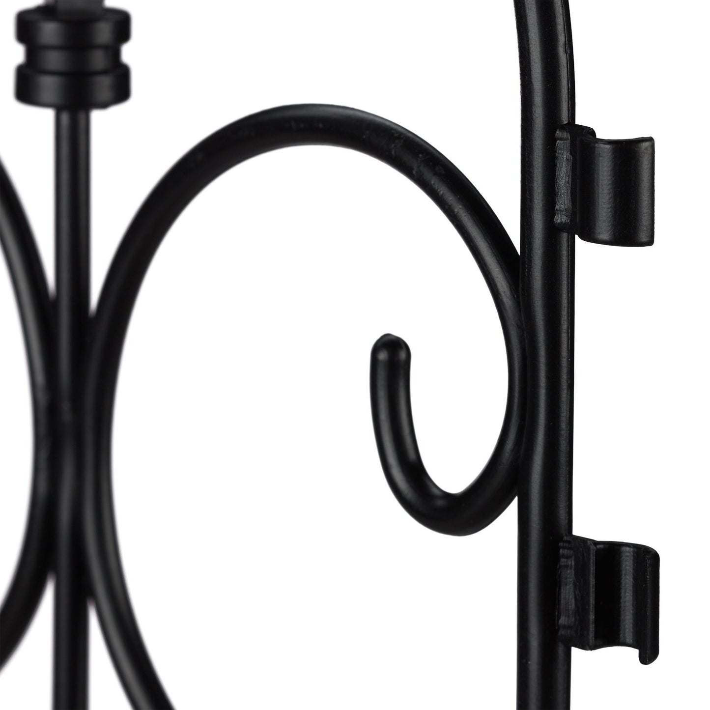 Discount fence plastic black/white