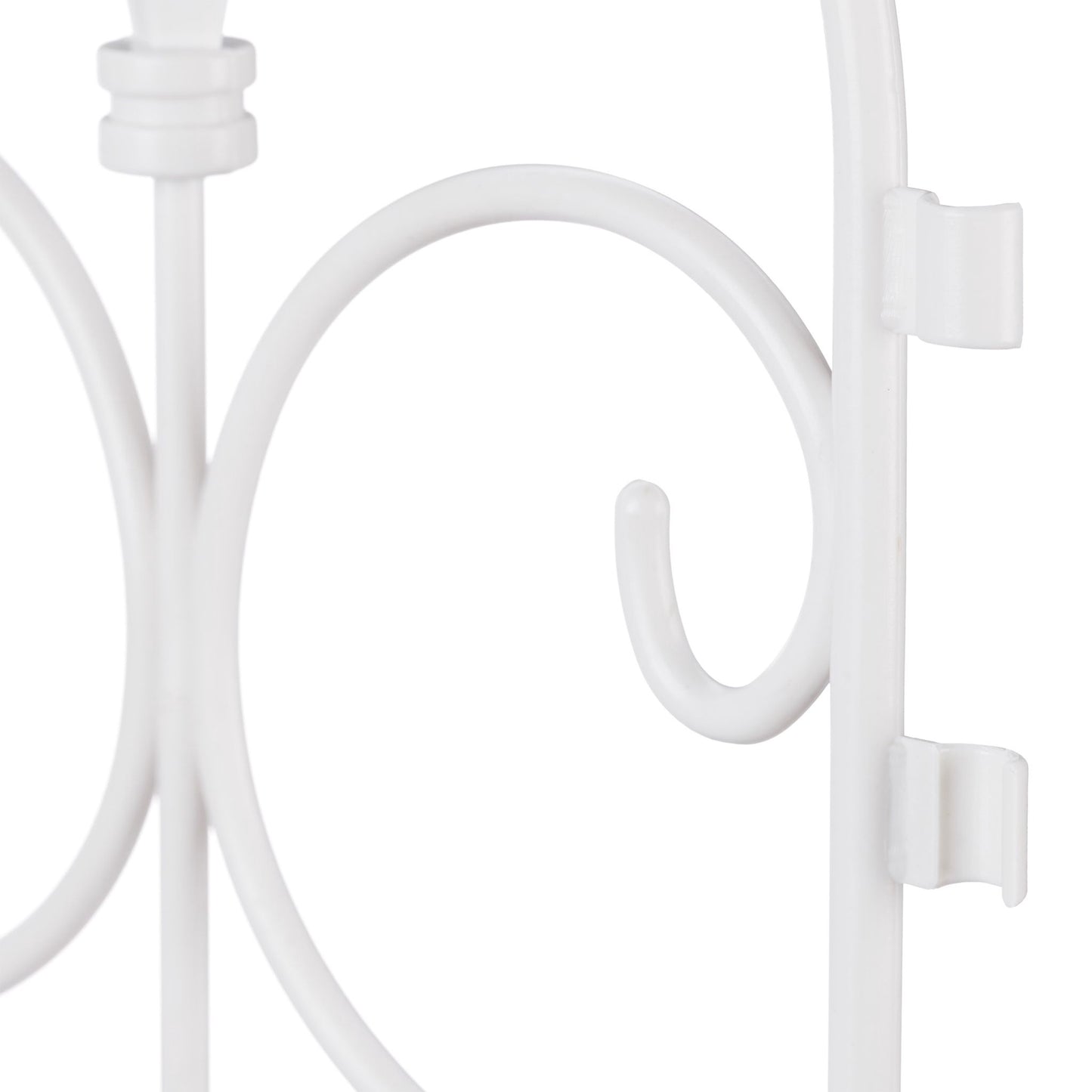 Discount fence plastic black/white