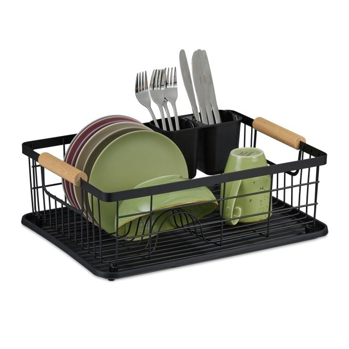 Dish drain with drip tray