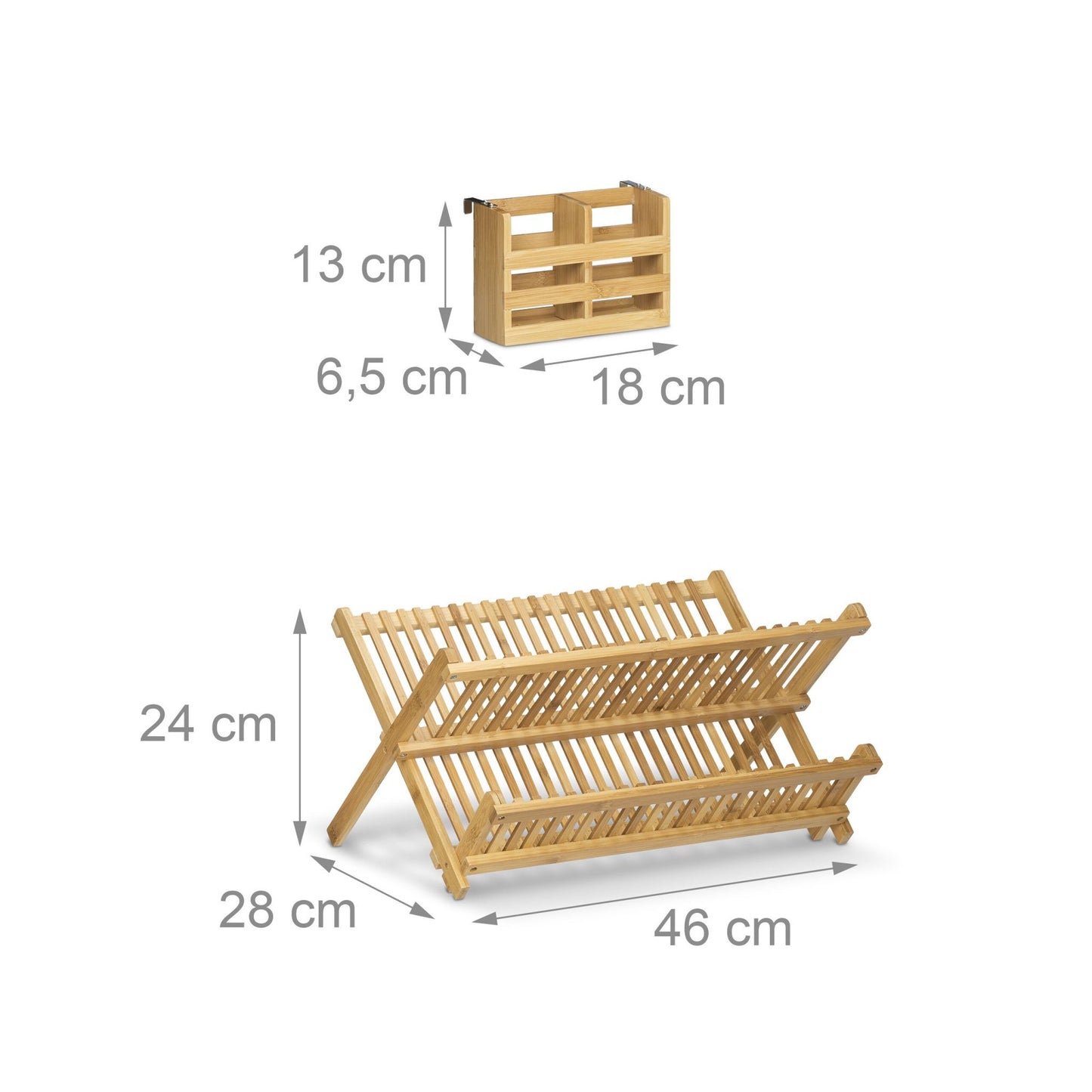 Dish rack CROSS with cutlery basket