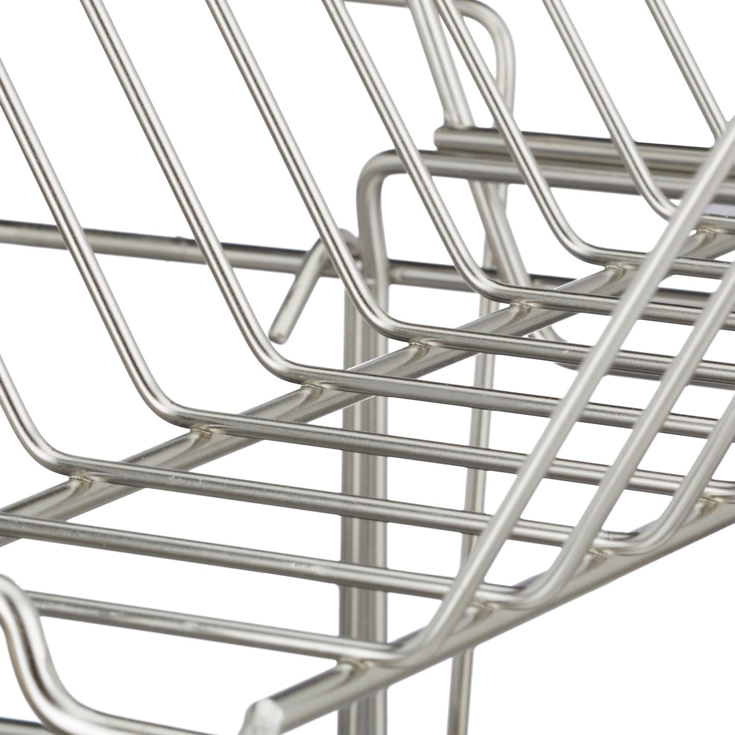Dish rack with cutlery basket