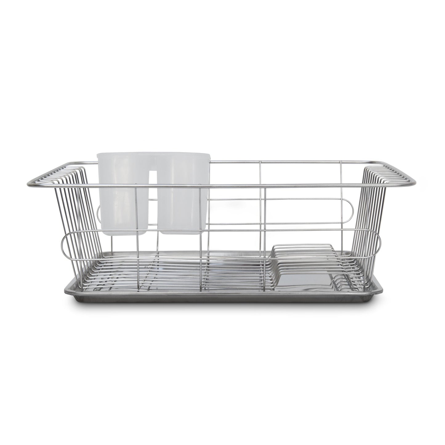 Dish rack with cutlery basket L