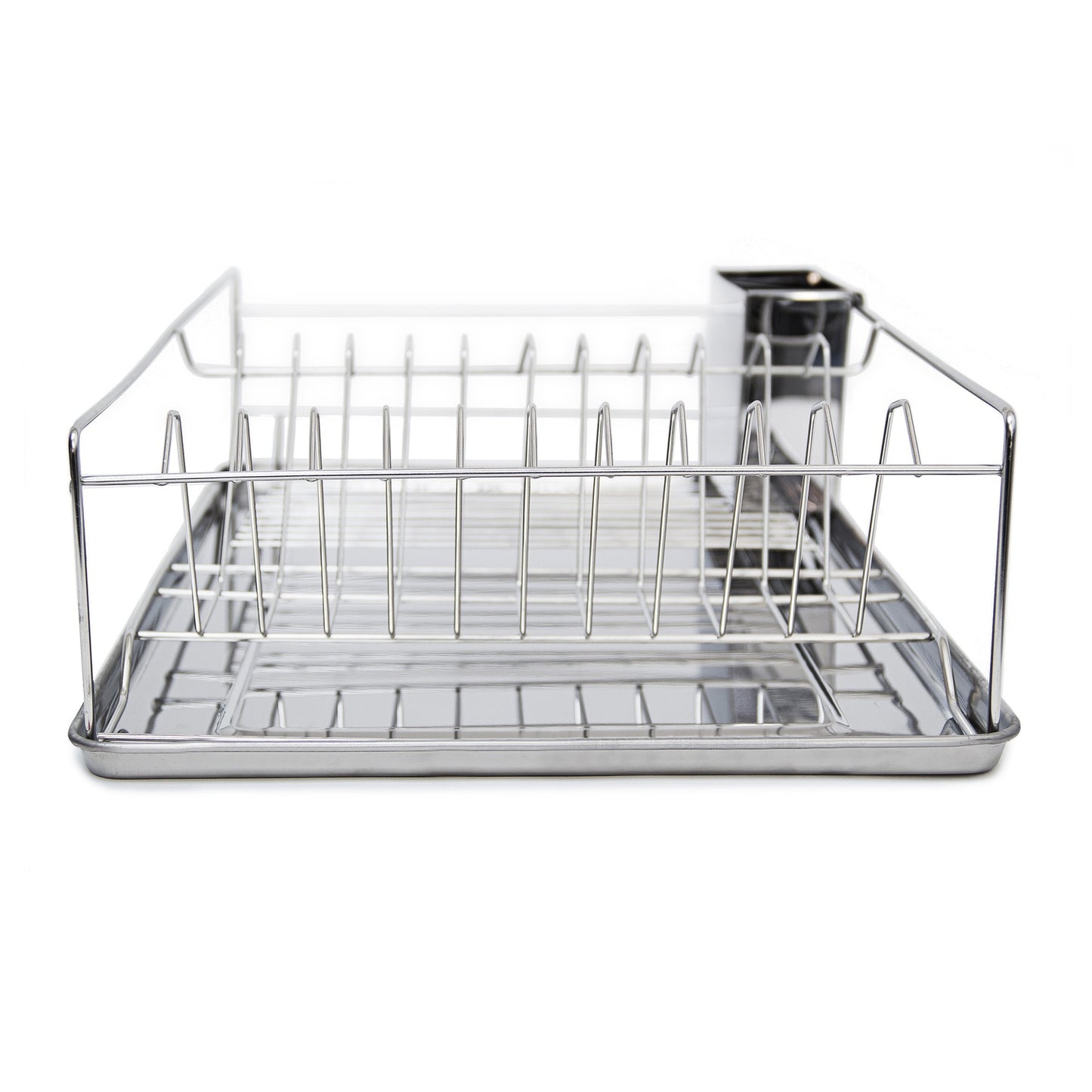 Dish rack with cutlery basket XL