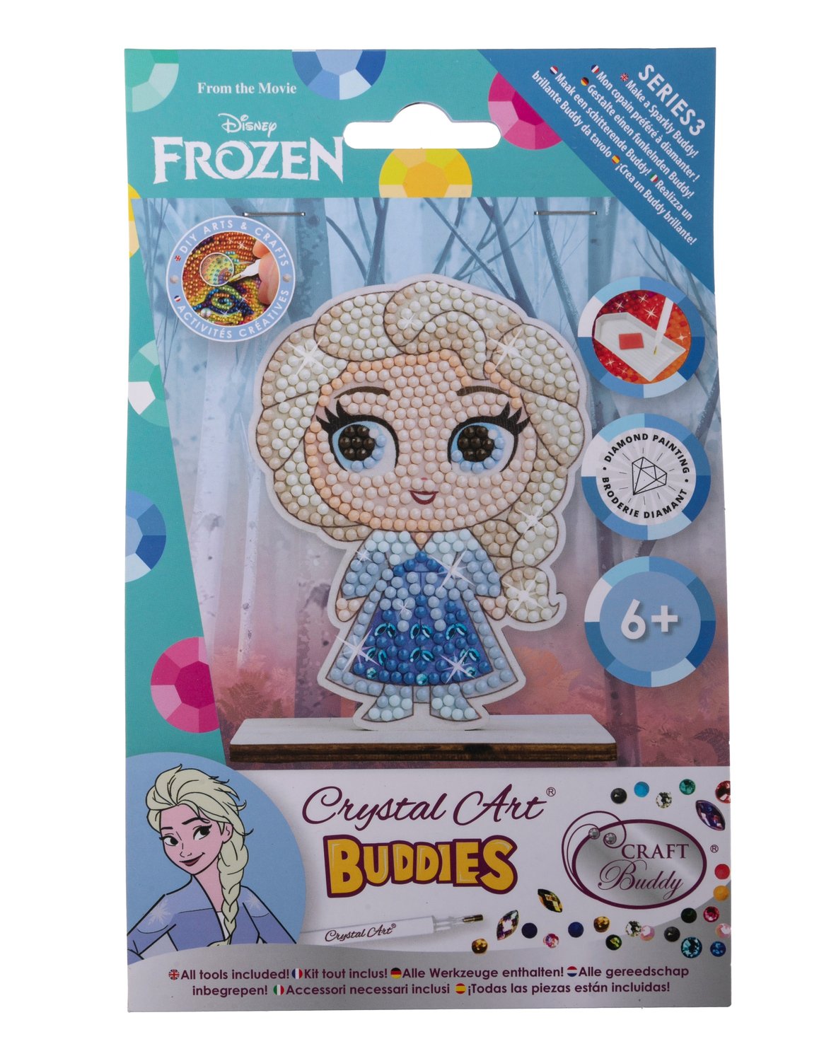 Disney Frozen Art Set With Crystals Elsa