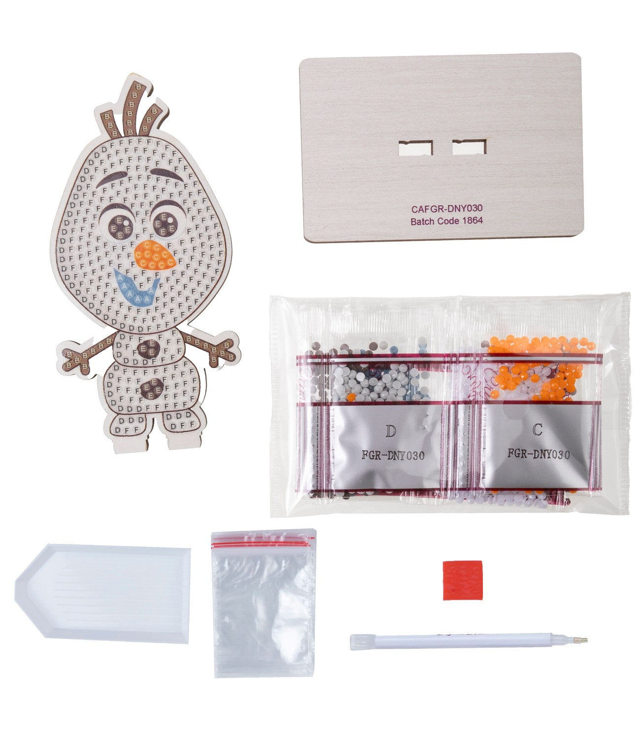 Disney Frozen Art Set With Crystals Olaf
