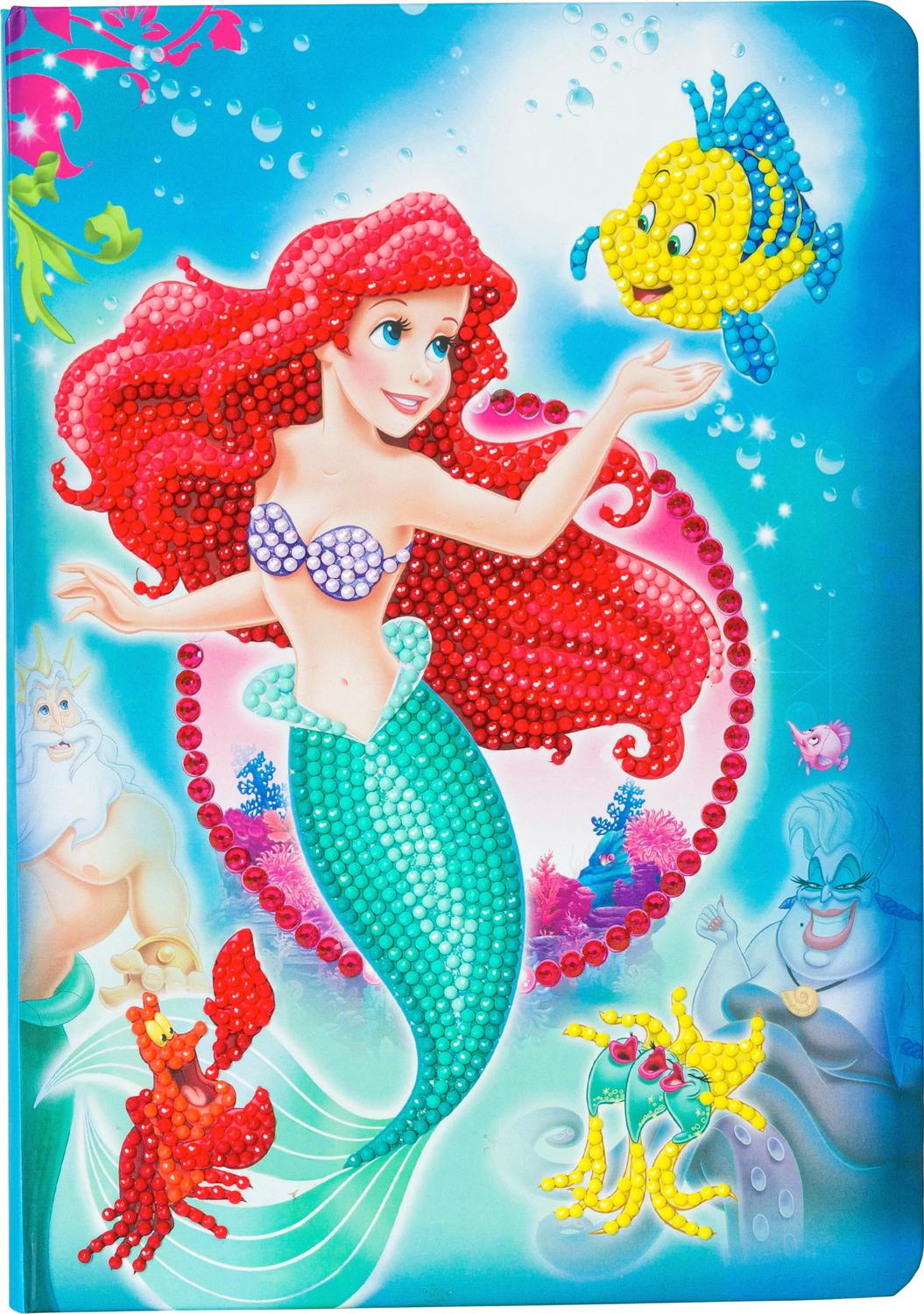 Disney Princess Crystal Art Notebook "The Little Mermaid"
