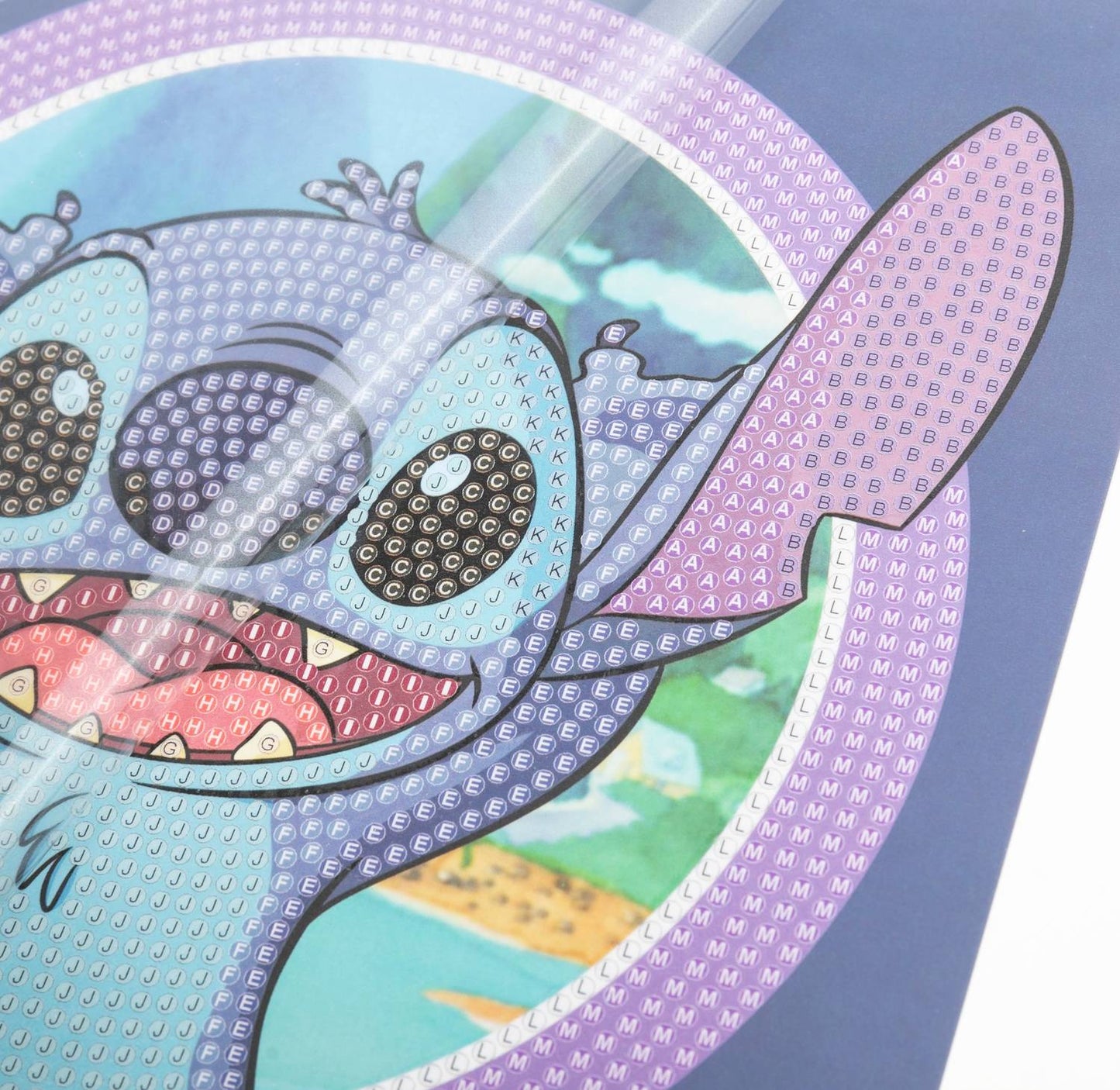 Disney Stitch Crystal Art Card Stitch, 18 X 18 Cm