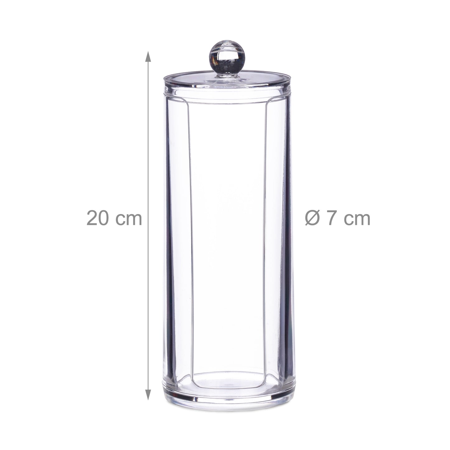 Dispenser for cotton pads with lid