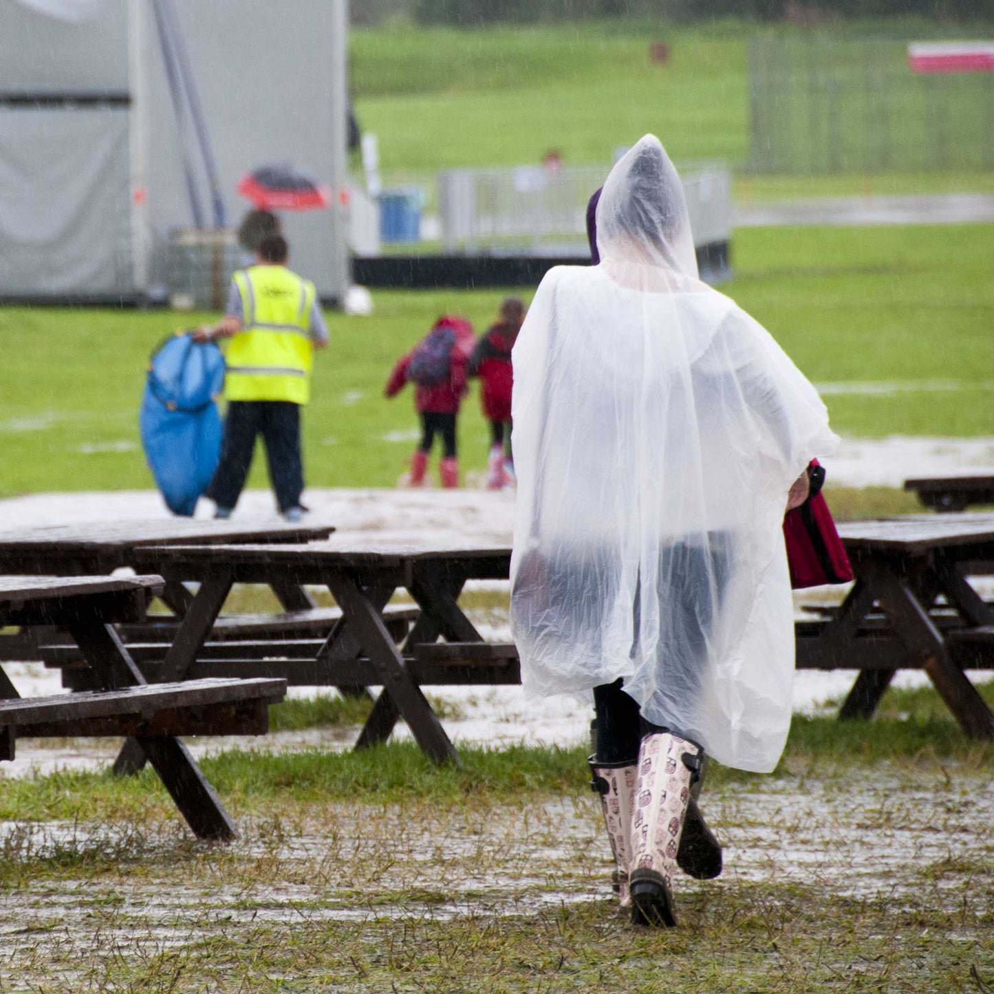 Disposable poncho set of 10