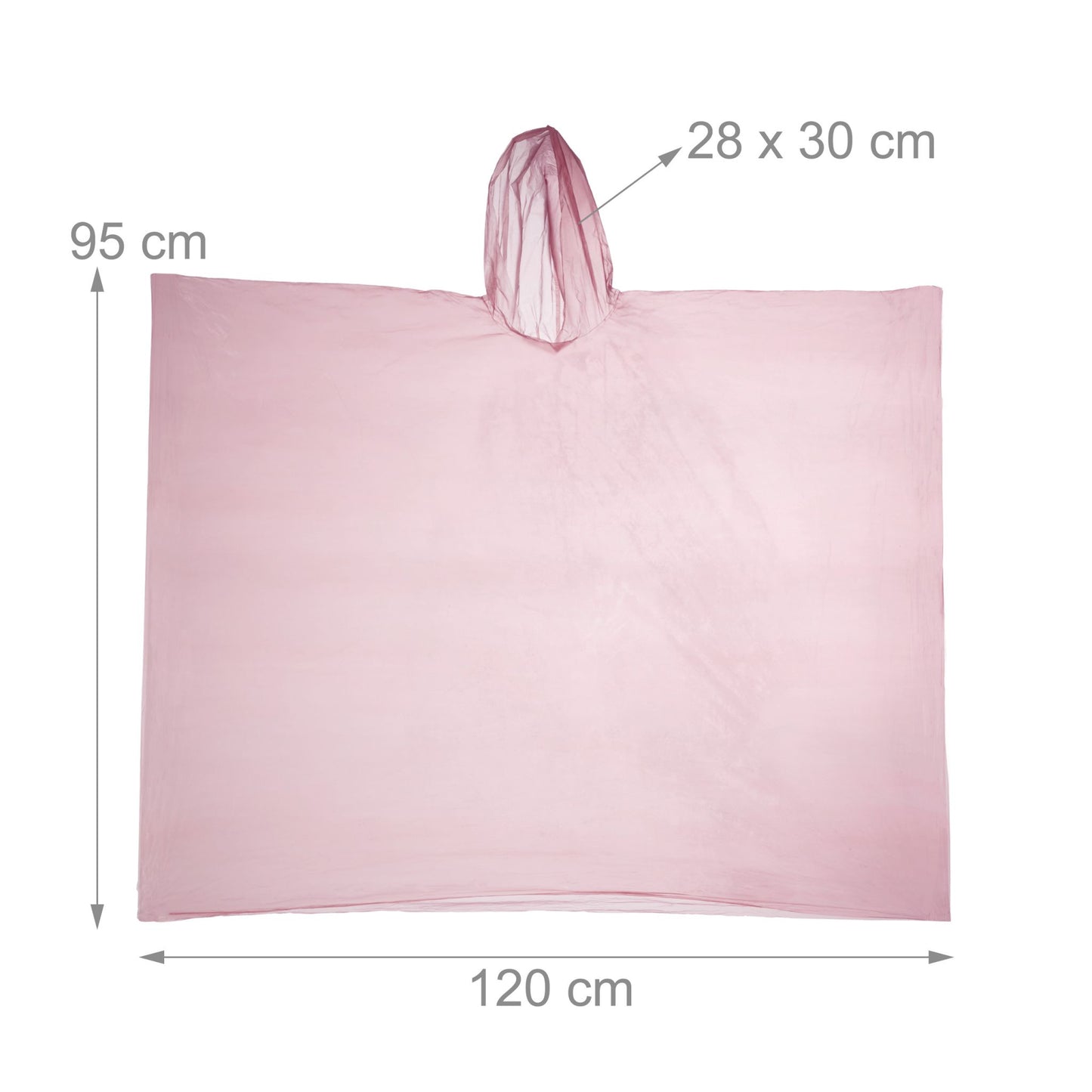 Disposable poncho set of 10