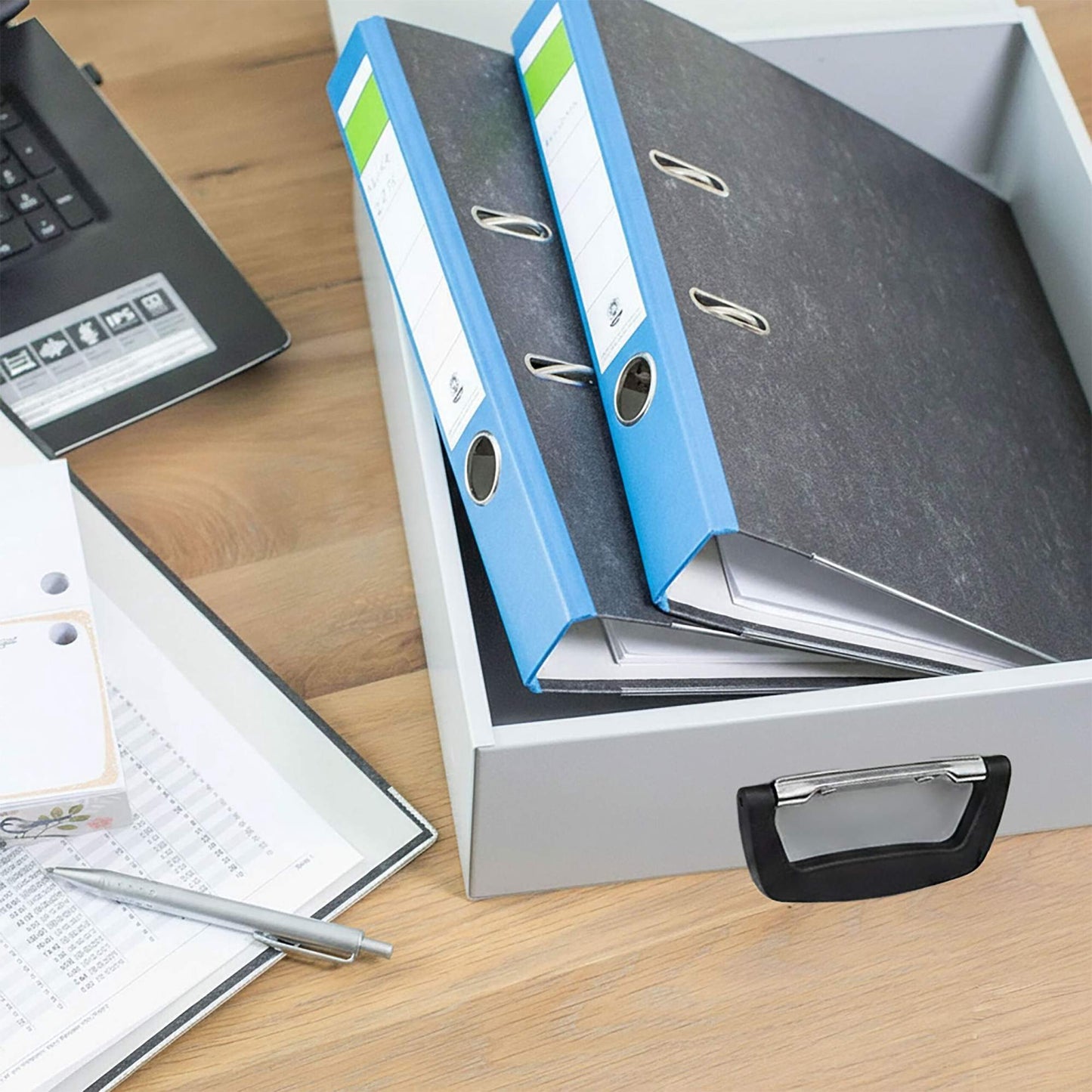 Document Safe Box with Lock – A4 Size, Metal Case