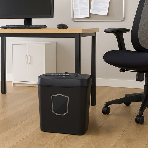 Document Shredder, Cross-Cut, 10-Sheet Capacity