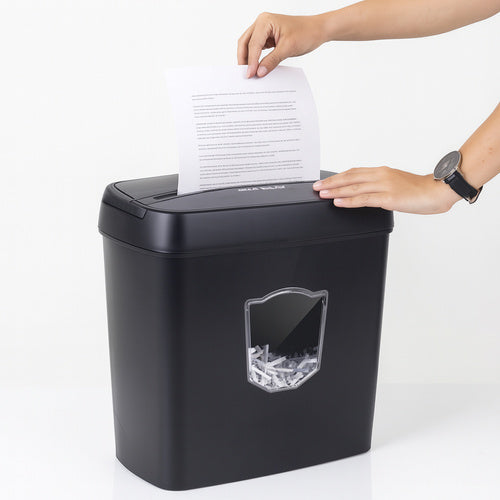 Document Shredder, Cross-Cut, 10-Sheet Capacity