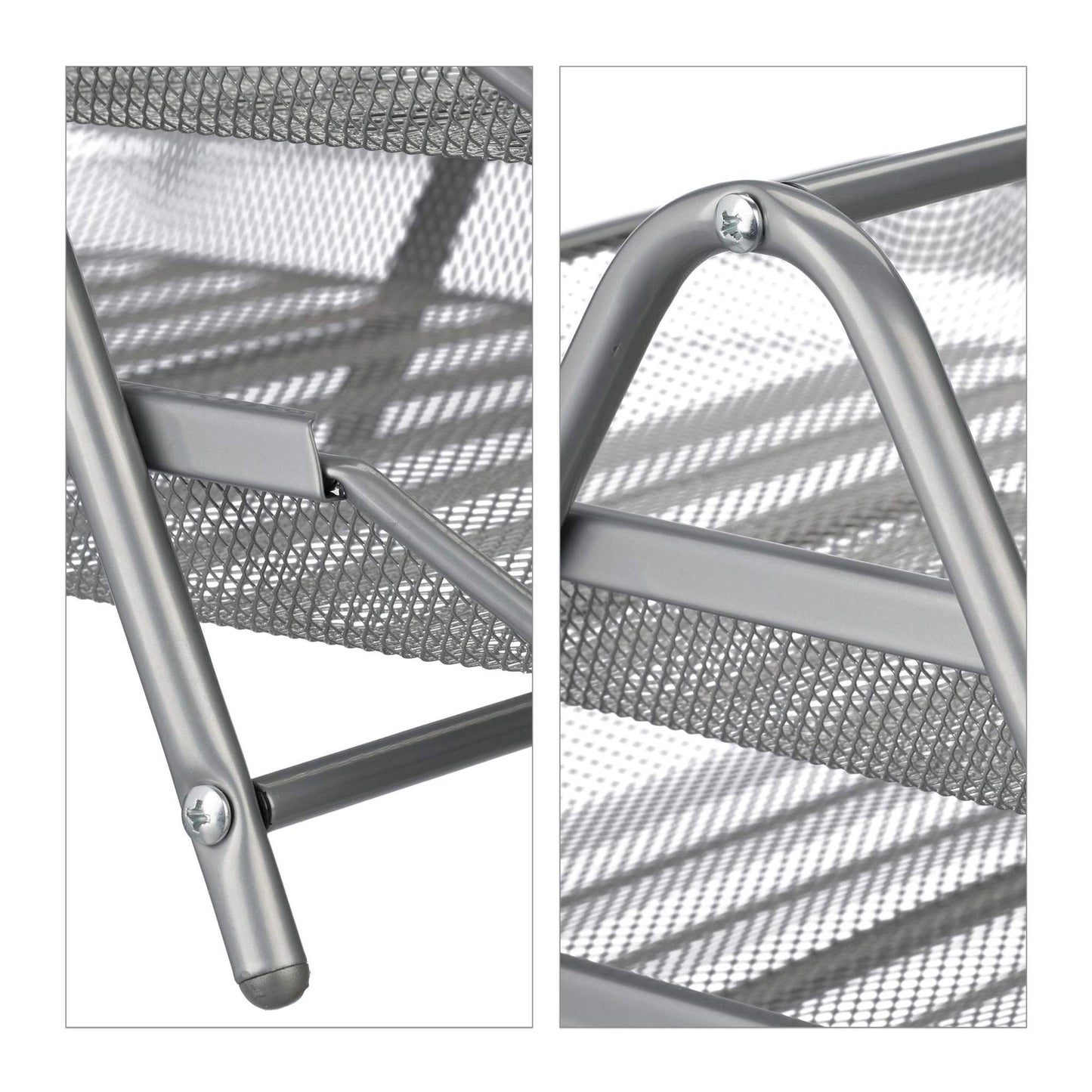 Document compartment in metal with 4 compartments