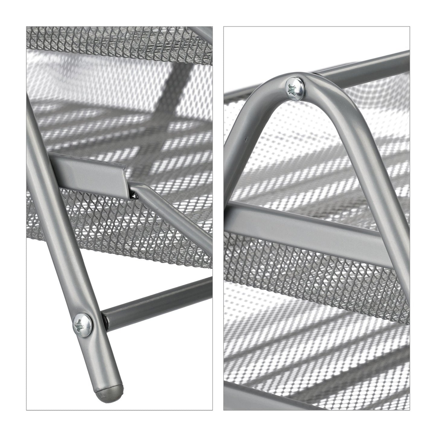 Document compartment in metal with 4 compartments
