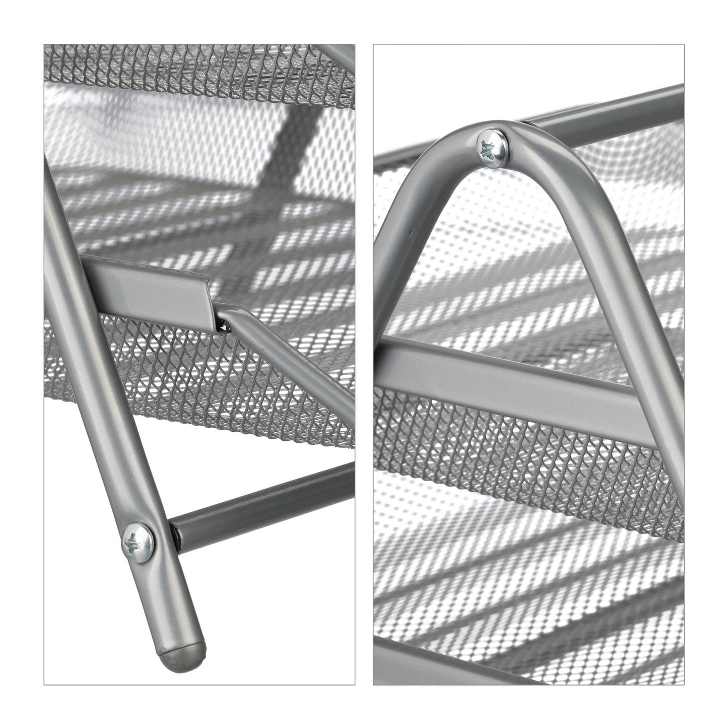 Document compartment in metal with 5 compartments