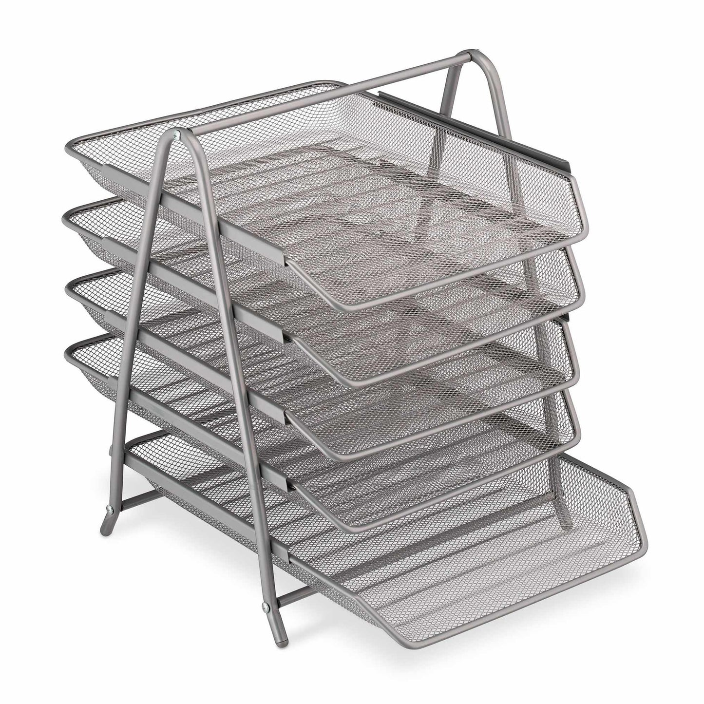 Document compartment in metal with 5 compartments
