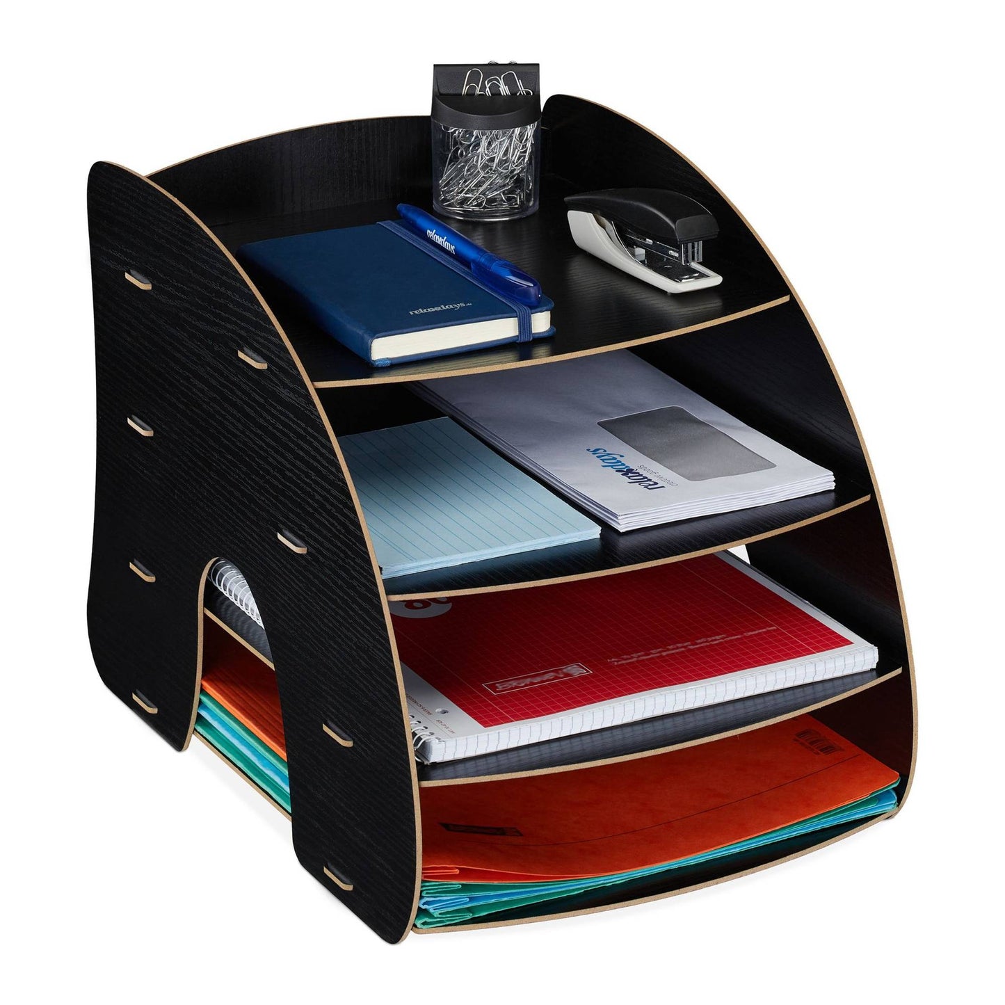 Document compartment with 4 compartments