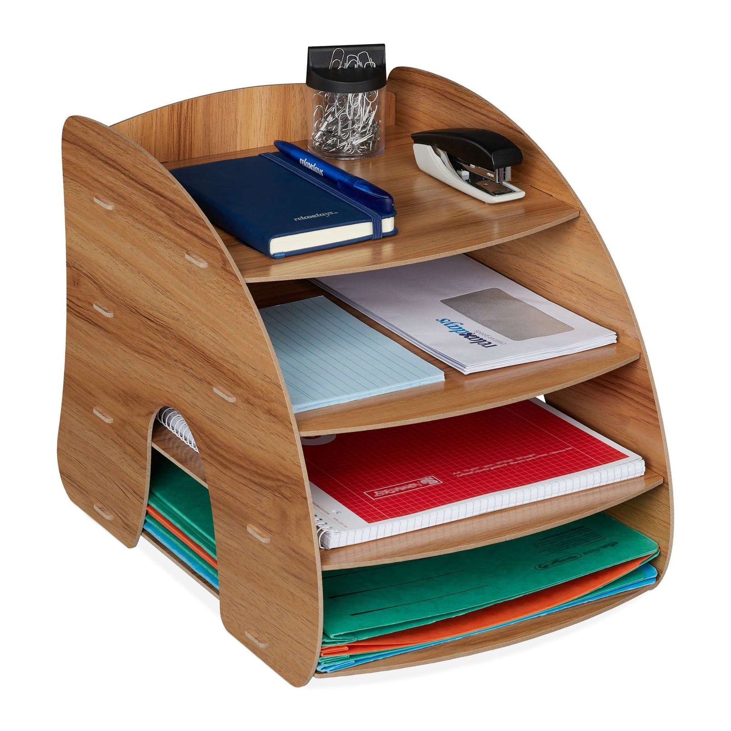 Document compartment with 4 compartments