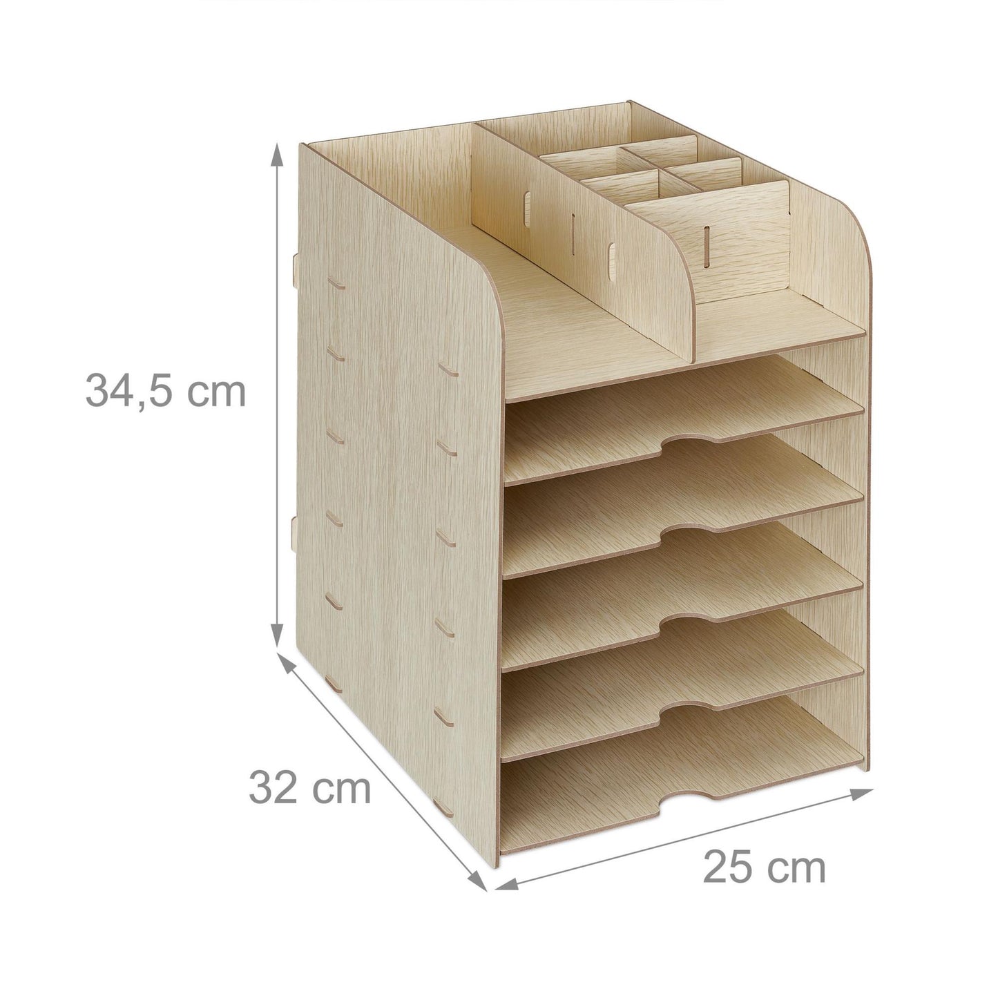 Document compartment with 4 compartments