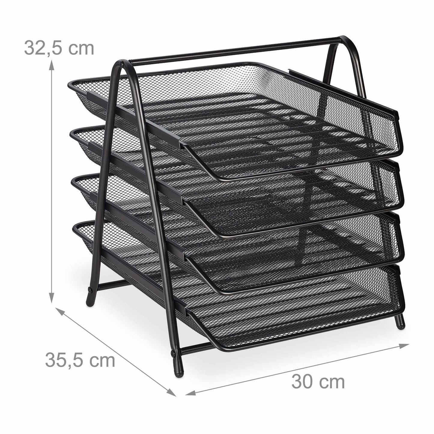 Document compartment with 4 compartments