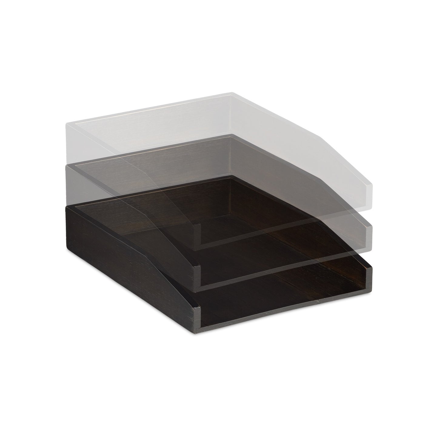 Document holder in brown bamboo