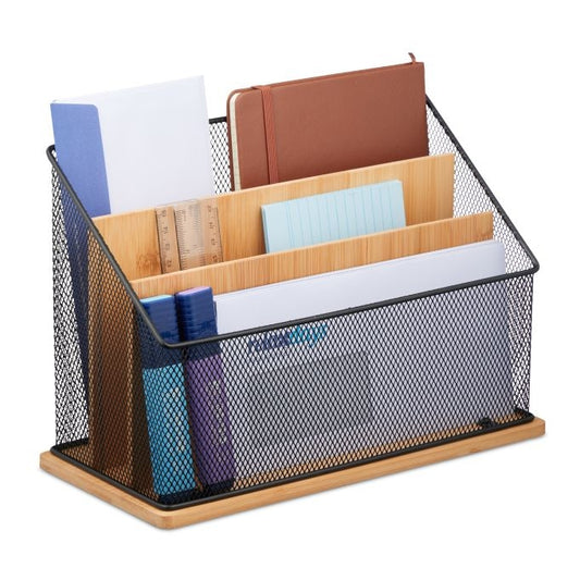 Document holder with 3 compartments