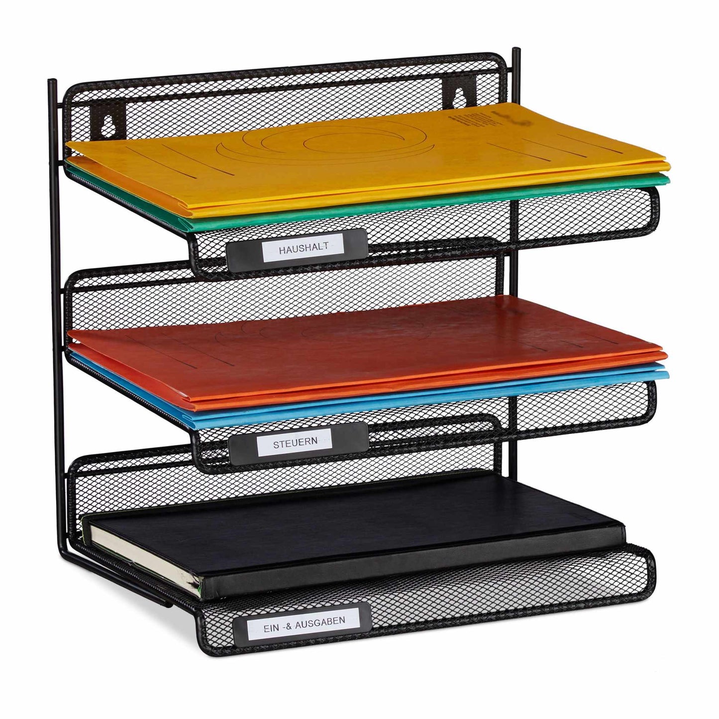 Document storage with 3 compartments