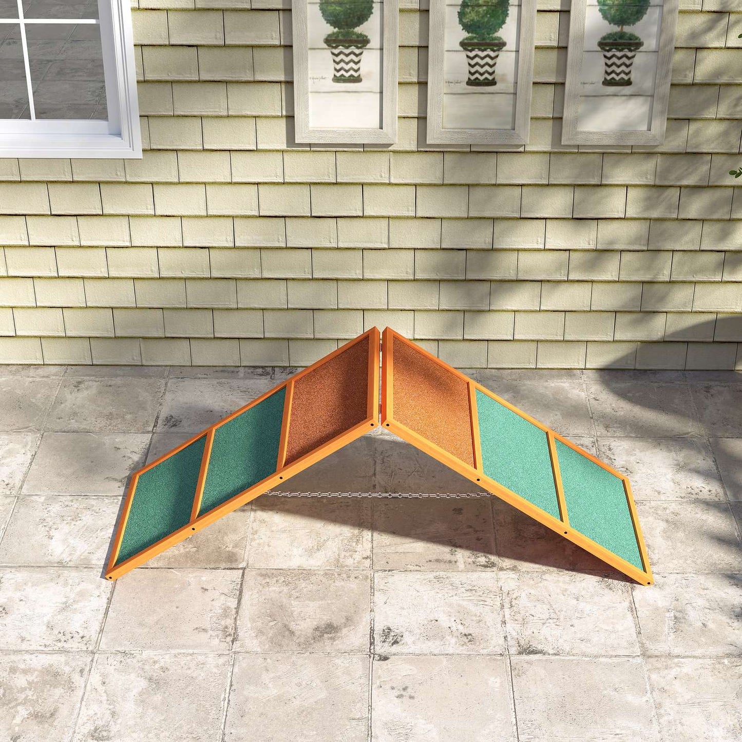 Dog Agility Bridge with non-slip, adjustable height