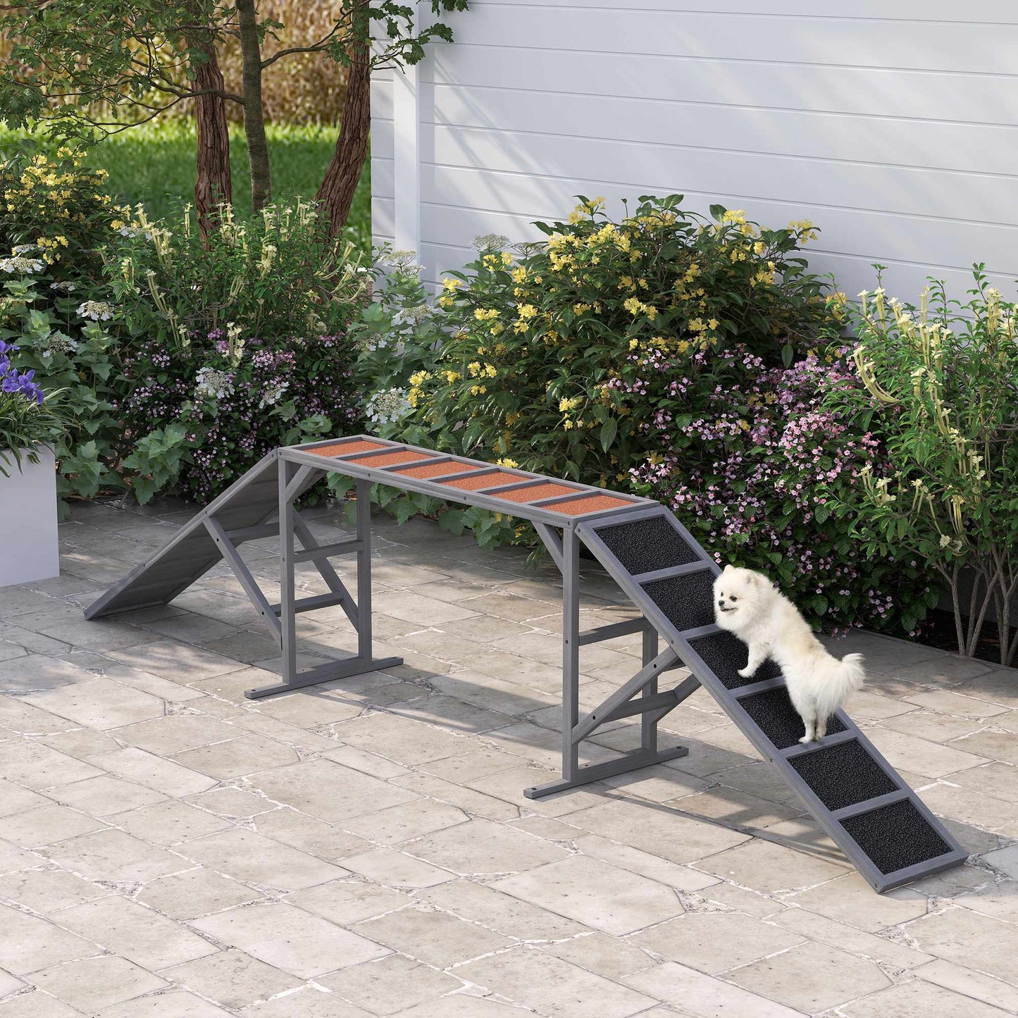 Dog Agility Ramp, Non-Slip, 35 Incline, 40kg Capacity