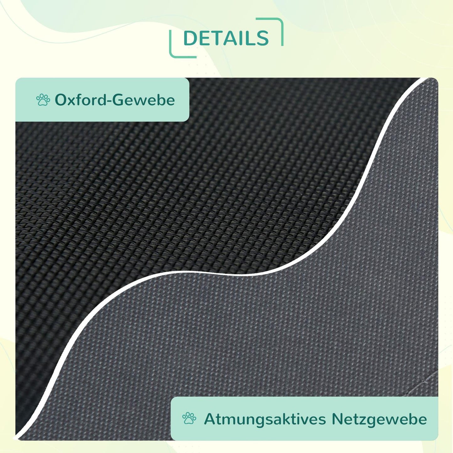 Dog bed with ventilating canopy, Grey, 92x76x90 Cm