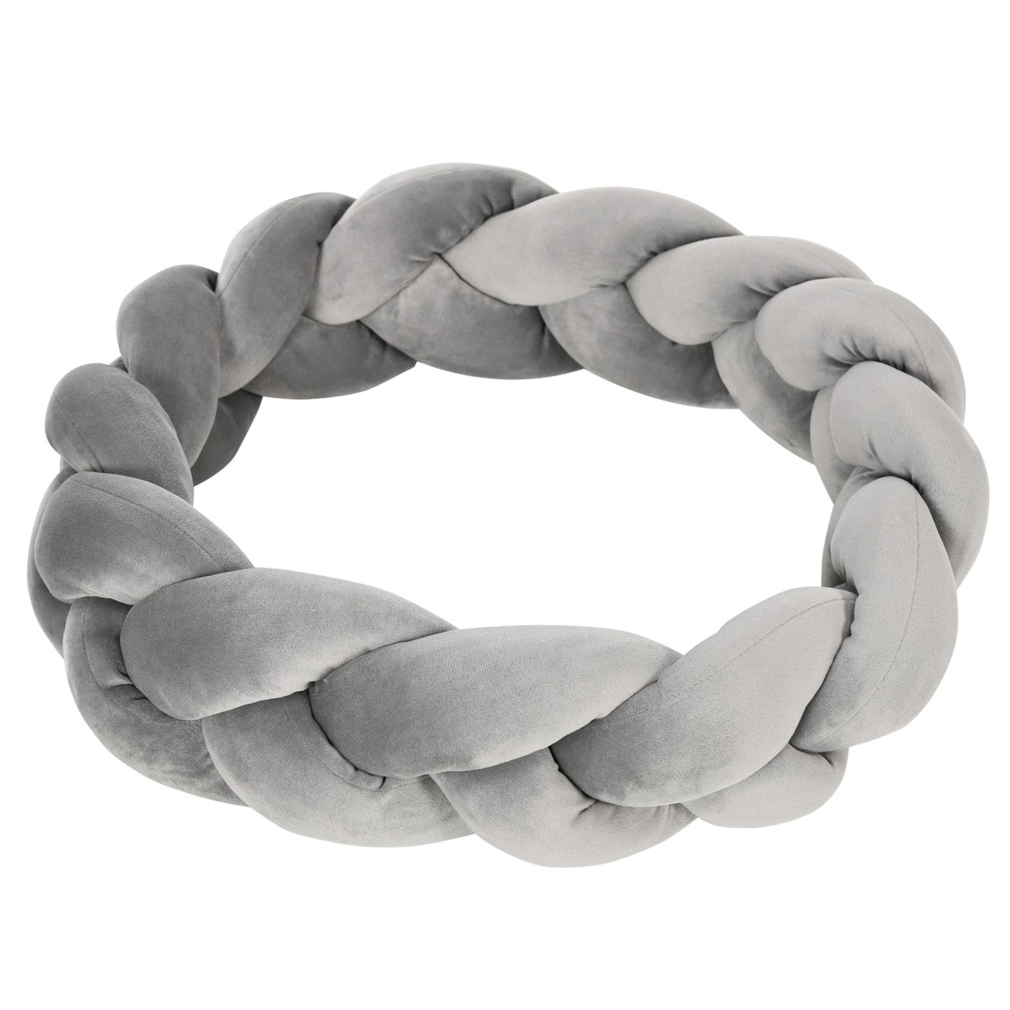 Round velvet dog bed, washable donut cushion sofa