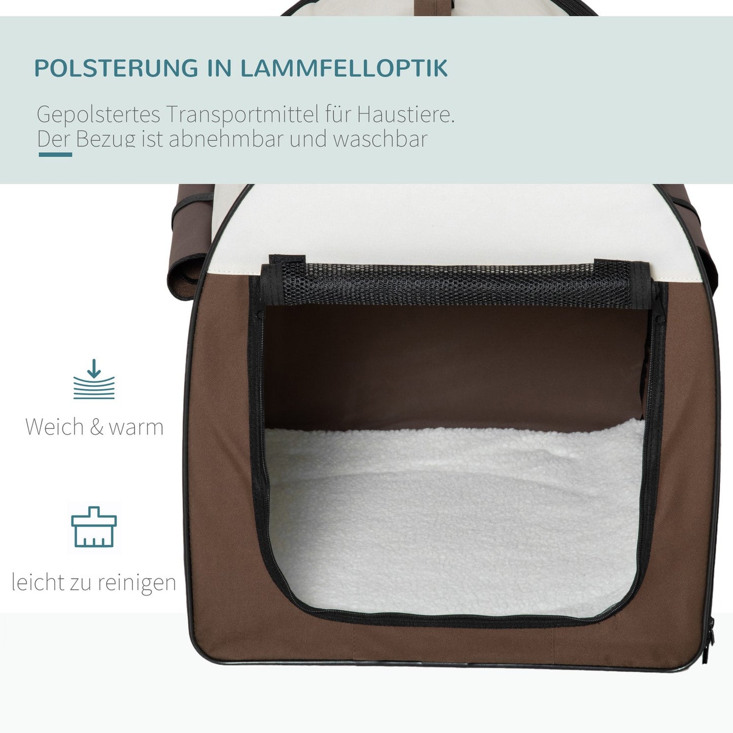 Foldable dog transport box, XXL, several colors and sizes