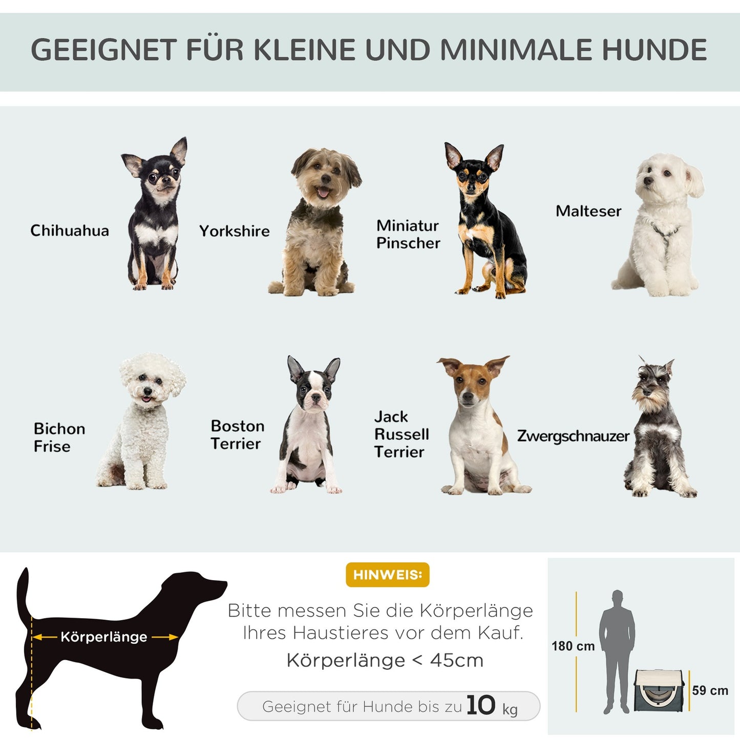 Foldable backpack for dog cages, waterproof, 70x51x59 cm